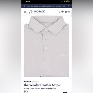 Rhoback “Old Rocky Top” Tennessee themed polo